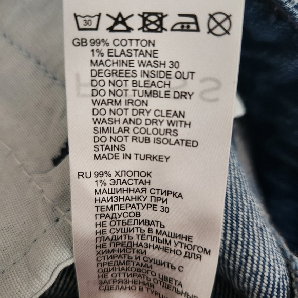 Reiss | Isa High Rise Flared Jeans in Mid Blue - Size 27R - Picture 13 of 13